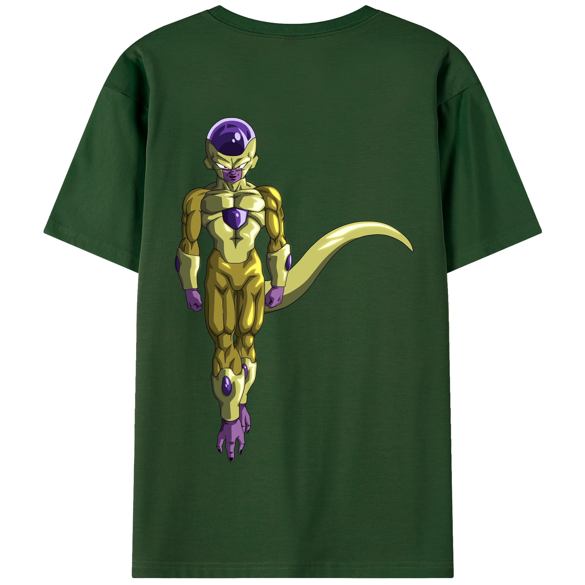 （画像用） ドラゴンボール フリーザ DRAGON BALL Frieza 綿100％半袖Tシャツ（背面プリント）